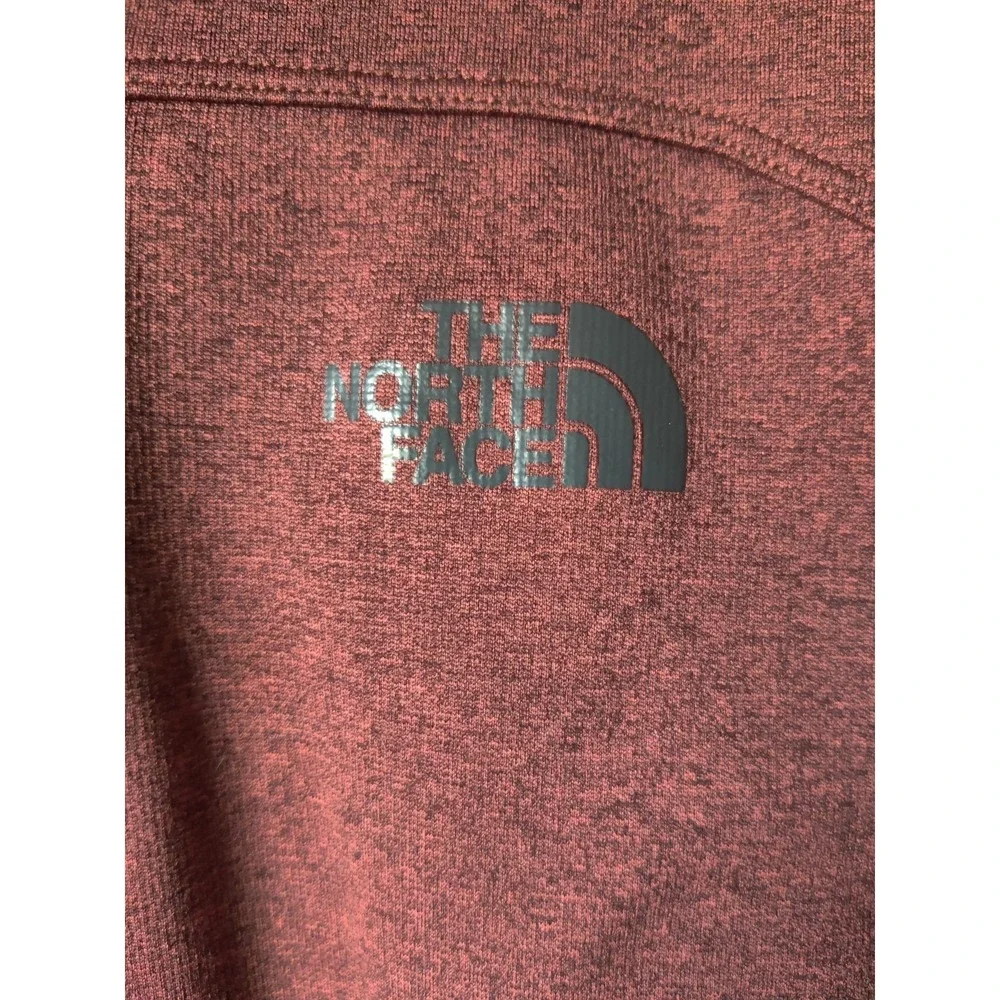 The North Face Men's Canyonlands Full-Zip‎ Fleece Jacket Red/Black Size Large